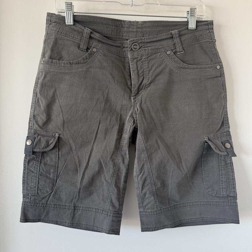 Kuhl Splash 11" Cargo Shorts Womens Size‎ 8 Gray Hiking Outdoor Gorpcore